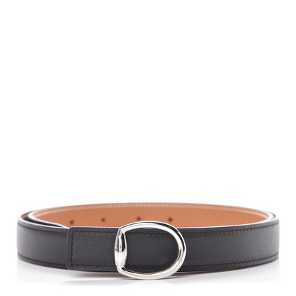 Hermes Epsom Swift 24mm Mors Belt 85 Gold Black 1 of 8