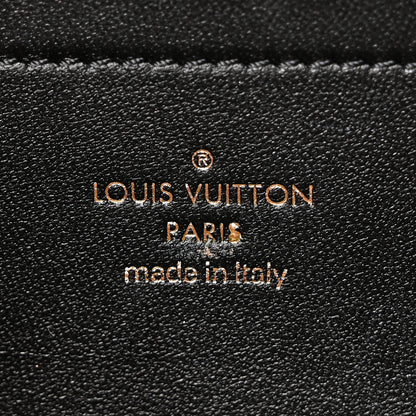 Louis Vuitton Lambskin Embossed Monogram Pochette Coussin Black 6 of 9