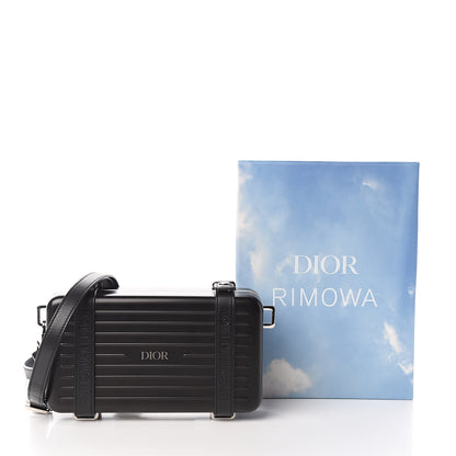 Christian Dior X RIMOWA Aluminum Personal Clutch On Strap Black 13 of 13