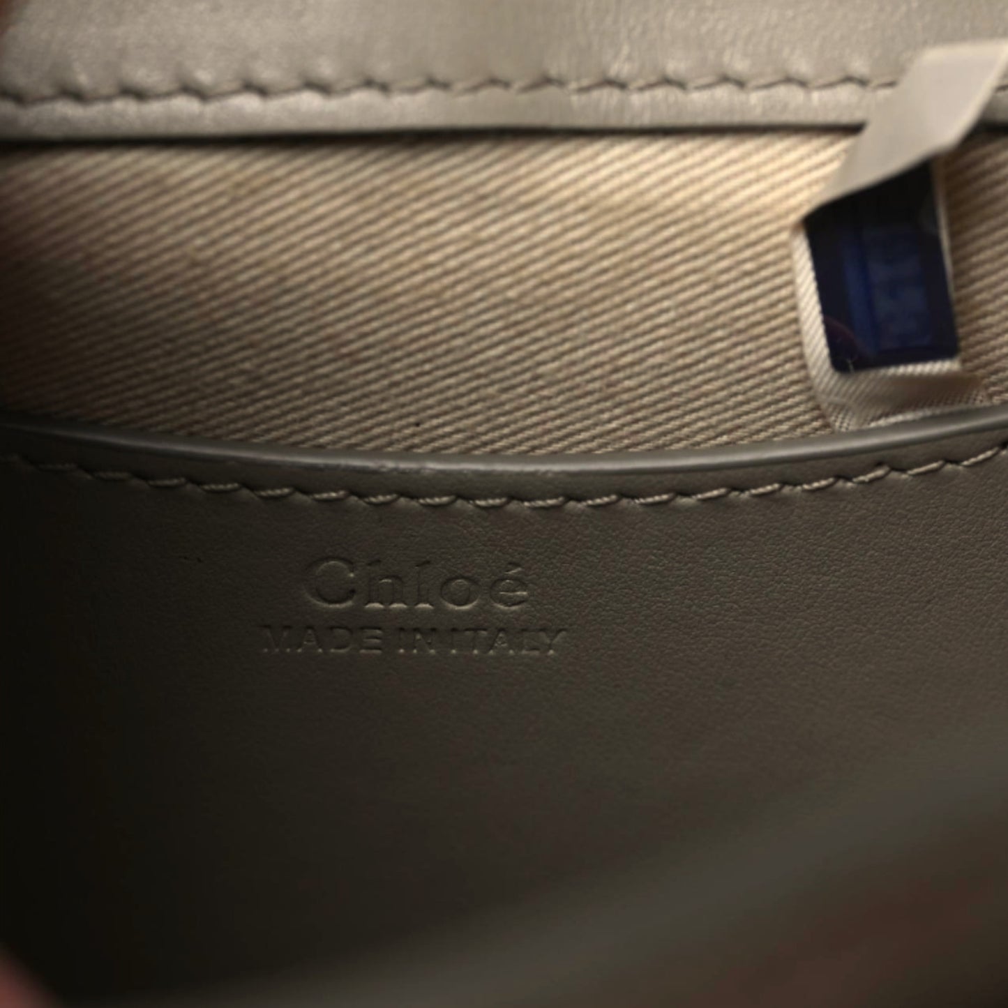 Calfskin Small Tess Bag Motty Grey