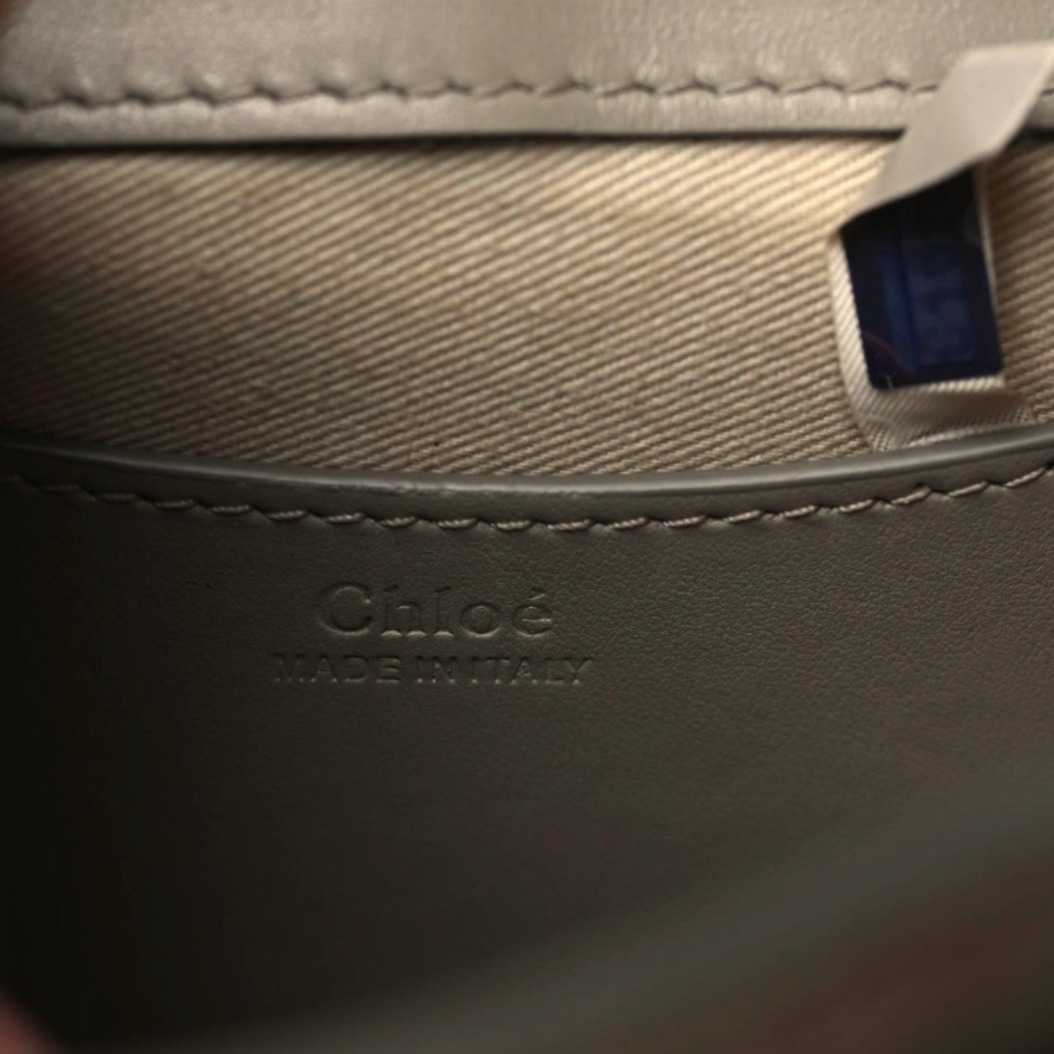 Chloe Calfskin Small Tess Bag Motty Grey 7 of 8