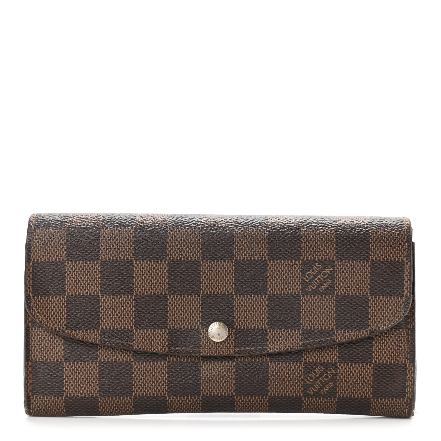 Louis Vuitton Damier Ebene Emilie Wallet 1 of 10