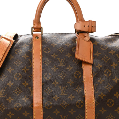 Louis Vuitton Monogram Keepall Bandouliere 55 8 of 15