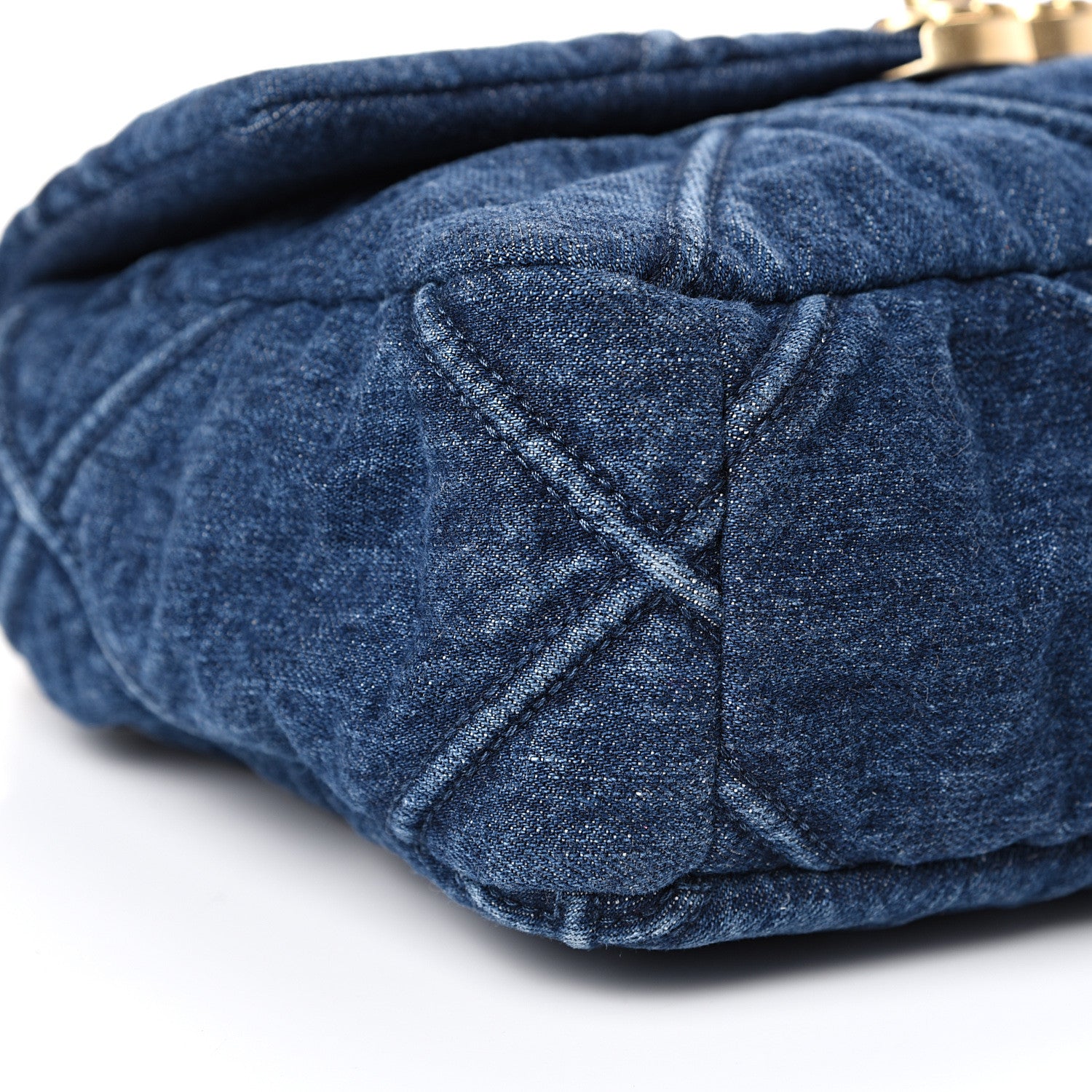 Chanel Denim Quilted Medium 19 Flap Blue 8 of 10