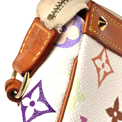 Louis Vuitton Monogram Multicolor Pochette Accessories White 6 of 12