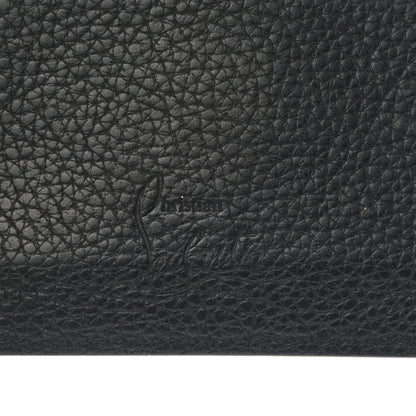 Christian Louboutin Grained Calfskin Kios Star Studded Card Holder Black 6 of 6