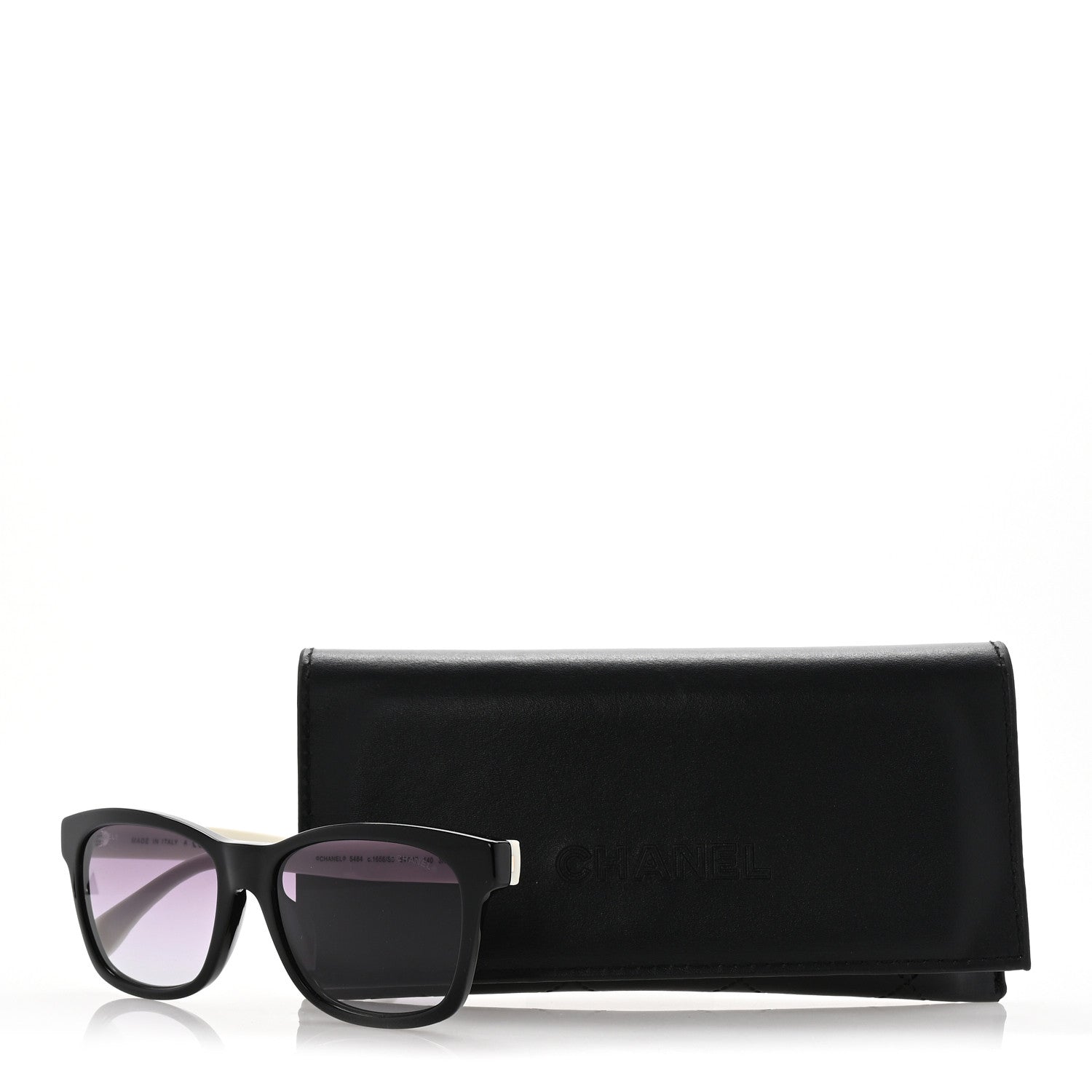 Chanel Acetate Quilted CC Square Sunglasses 5484 White Black 13 of 14