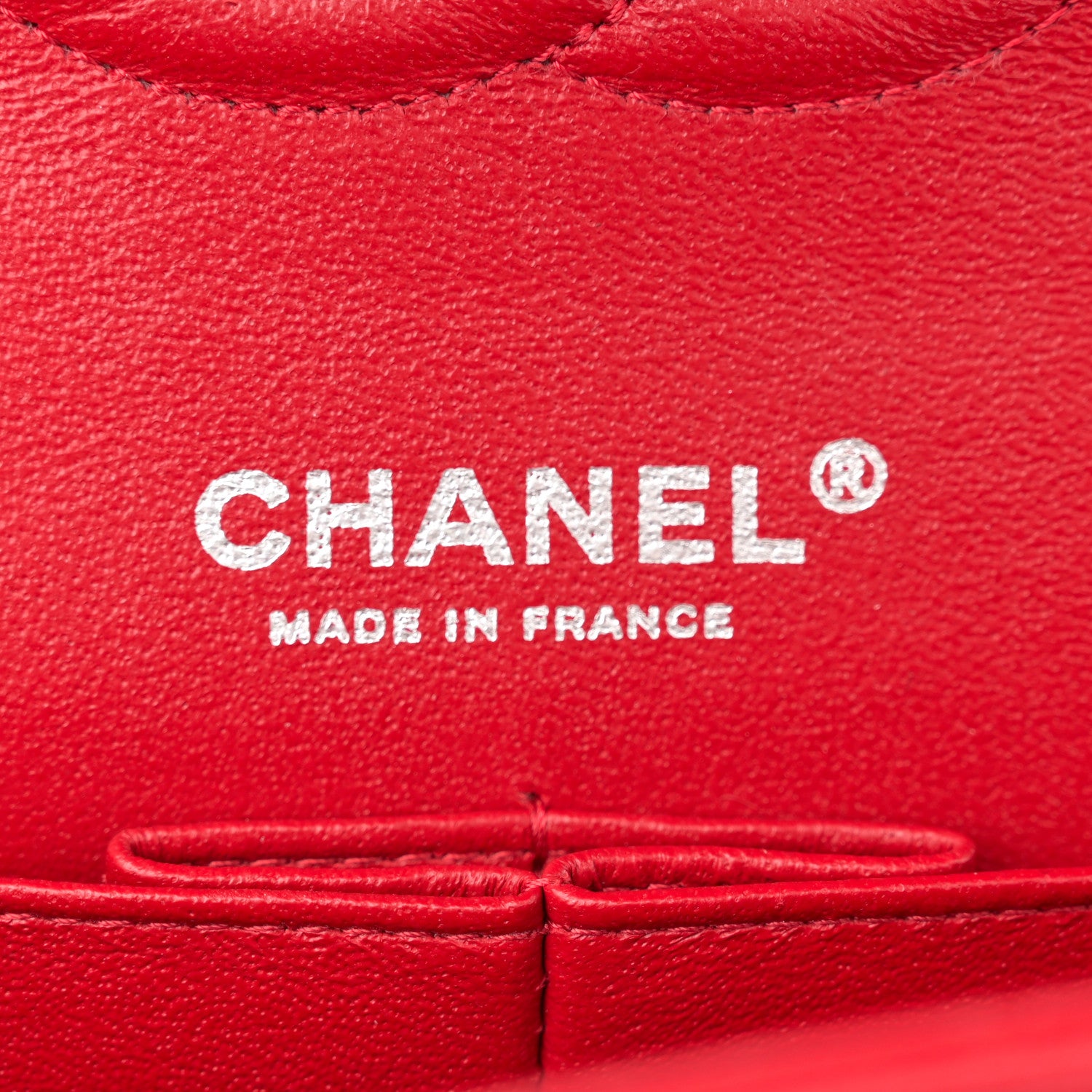 Chanel Lambskin Quilted Medium Double Flap Red 7 of 13