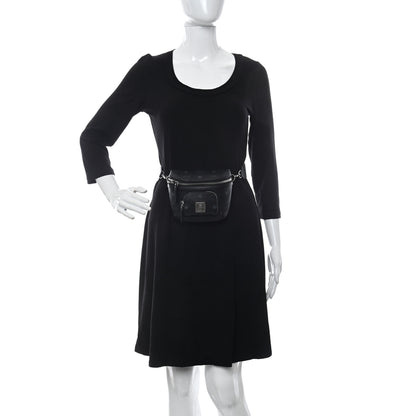 MCM Visetos X-Mini Aren Crossbody Bag Black 2 of 10