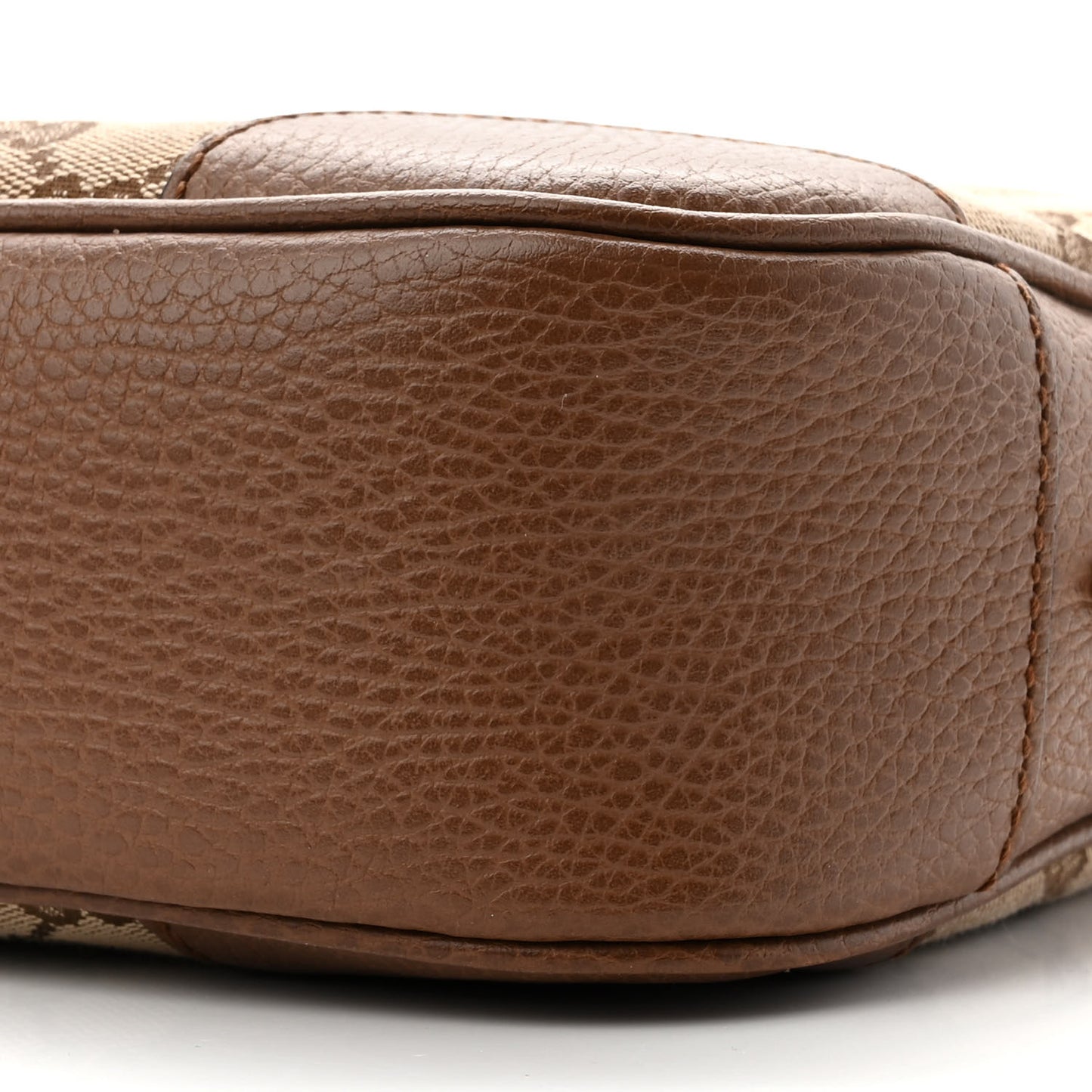 Monogram Mini Bree Messenger Bag Beige Tabacco