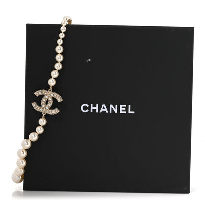Chanel Pearl CC 100th Anniversary Necklace Light Gold 5 of 5