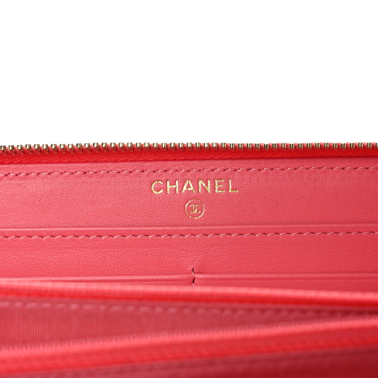 Chanel Lambskin Quilted Chanel 19 Zipped Wallet Pink 6 of 8