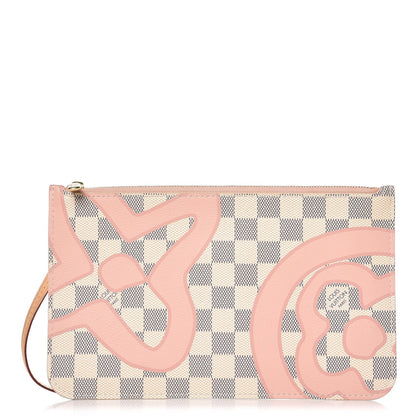 Louis Vuitton Damier Azur Tahitienne Neverfull MM GM Pochette 1 of 7