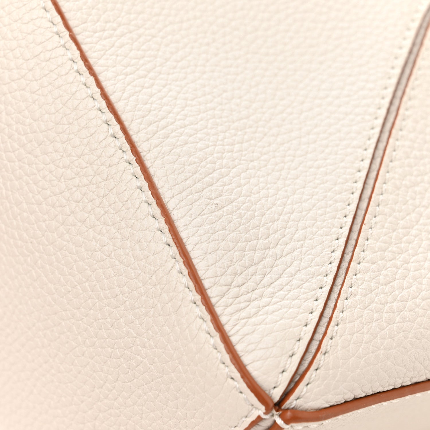 Loewe Calfskin Small Puzzle Bag Ivory 10 of 10