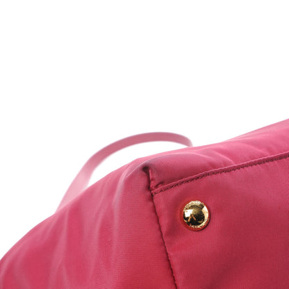 Prada Saffiano Tessuto Nylon Tote Ibisco 10 of 11