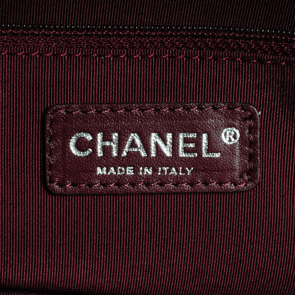 Chanel Patent Grand Shopping Tote GST Bordeaux 6 of 7