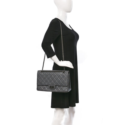 Chanel Aged Calfskin Quilted 2.55 Reissue 227 Flap Grey 2 of 9