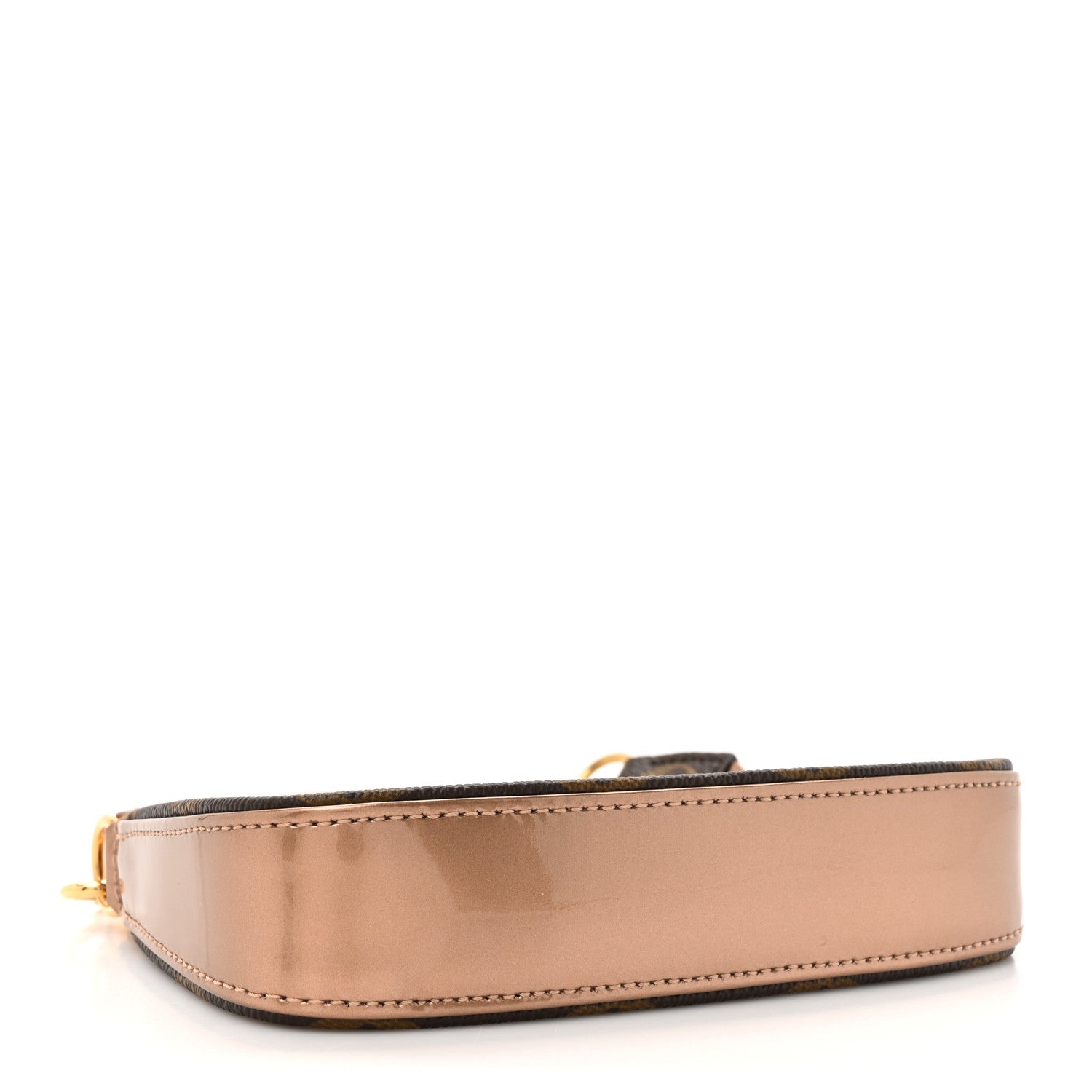 Louis Vuitton Metallic Vernis Mini Pochette Accessories Rose Gold 4 of 9