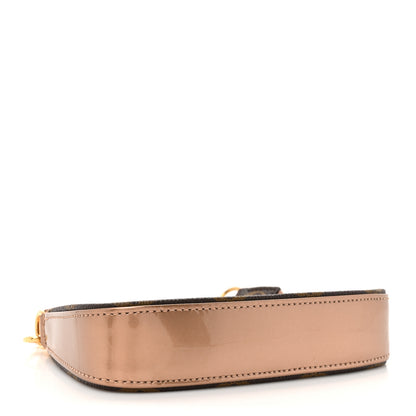 Louis Vuitton Metallic Vernis Mini Pochette Accessories Rose Gold 4 of 9