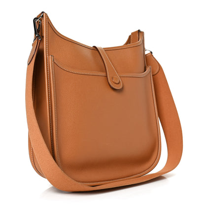 Hermes Epsom Evelyne II PM Tabac Camel 2 of 11