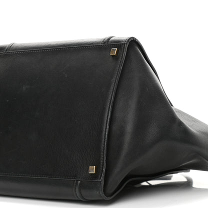 Celine Supple Calfskin Medium Phantom Luggage Black 14 of 17