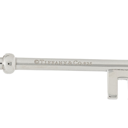 Tiffany Sterling Silver Vintage Oval Key Pendant 3 of 4