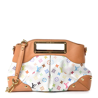 Louis Vuitton Monogram Multicolor Judy MM White 1 of 10
