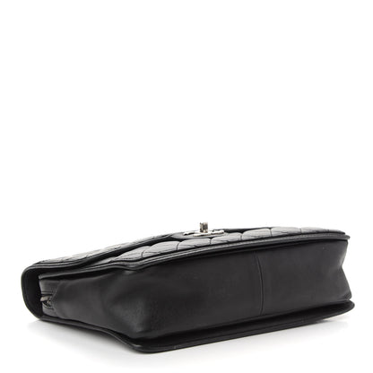 Chanel Lambskin Quilted Citizen Zip Large Flap Black 3 of 12