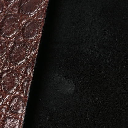 Burberry Alligator Passport Holder Brown 9 of 9