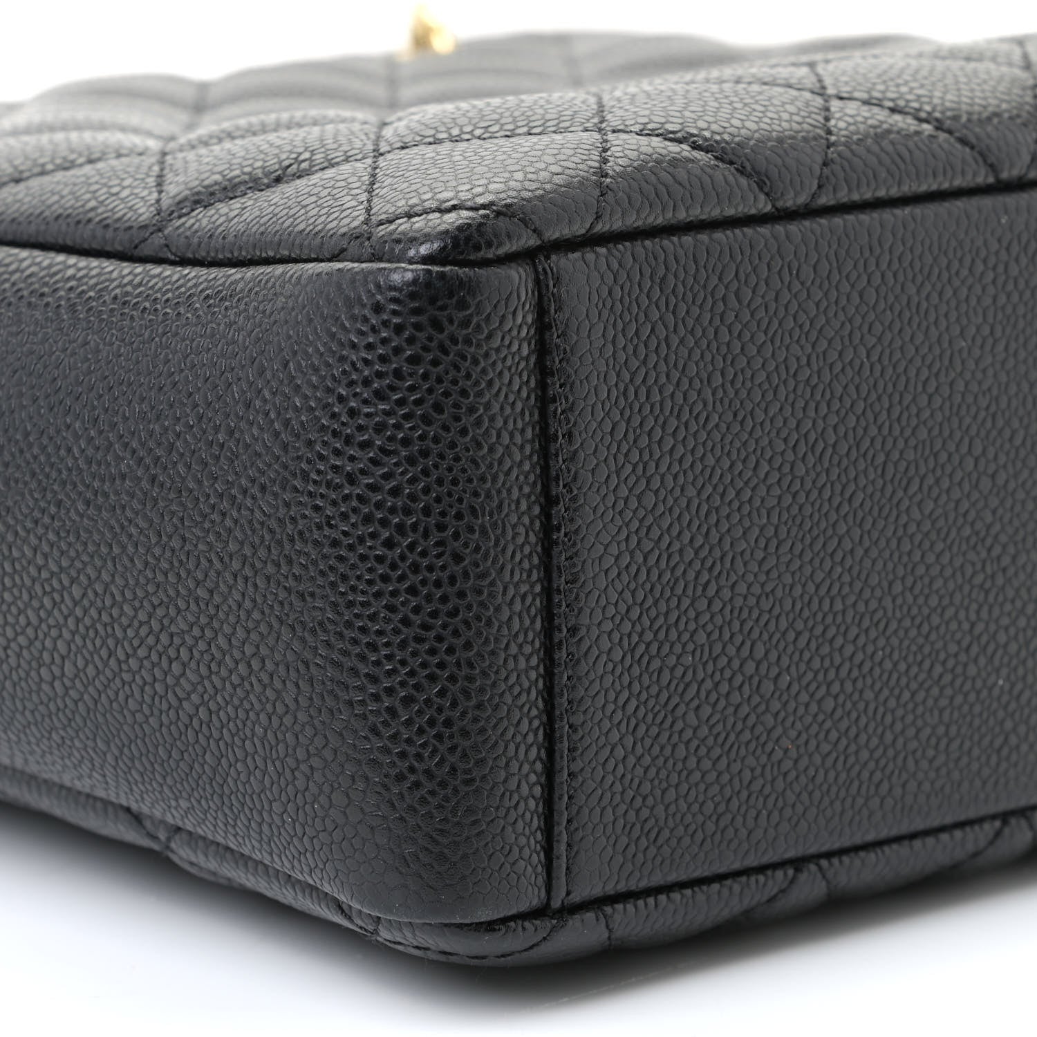Chanel Caviar Quilted Petit Shopping Tote PST Black 5 of 11