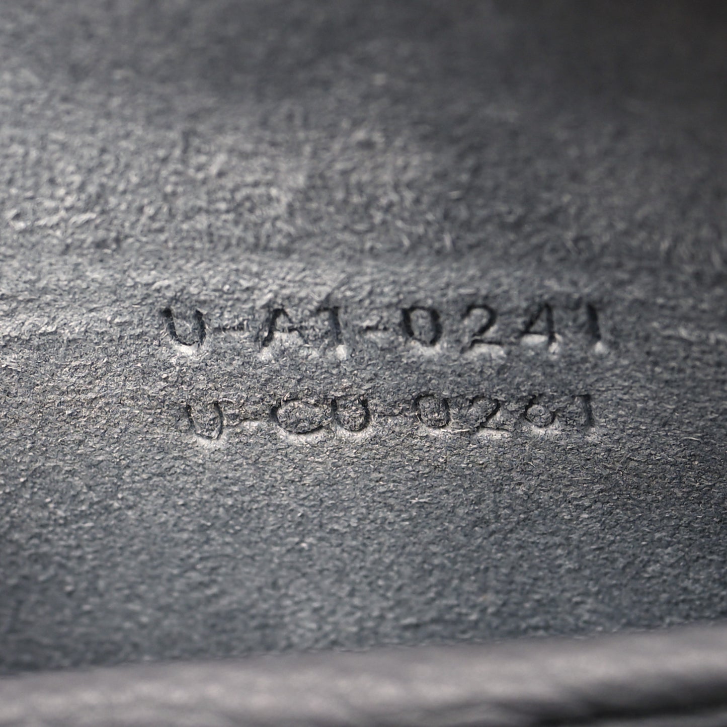 Drummed Calfskin Nano Luggage Kohl