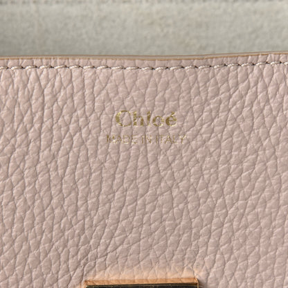 Chloe Grained Lambskin Mini Drew Shoulder Bag Cement Pink 6 of 9