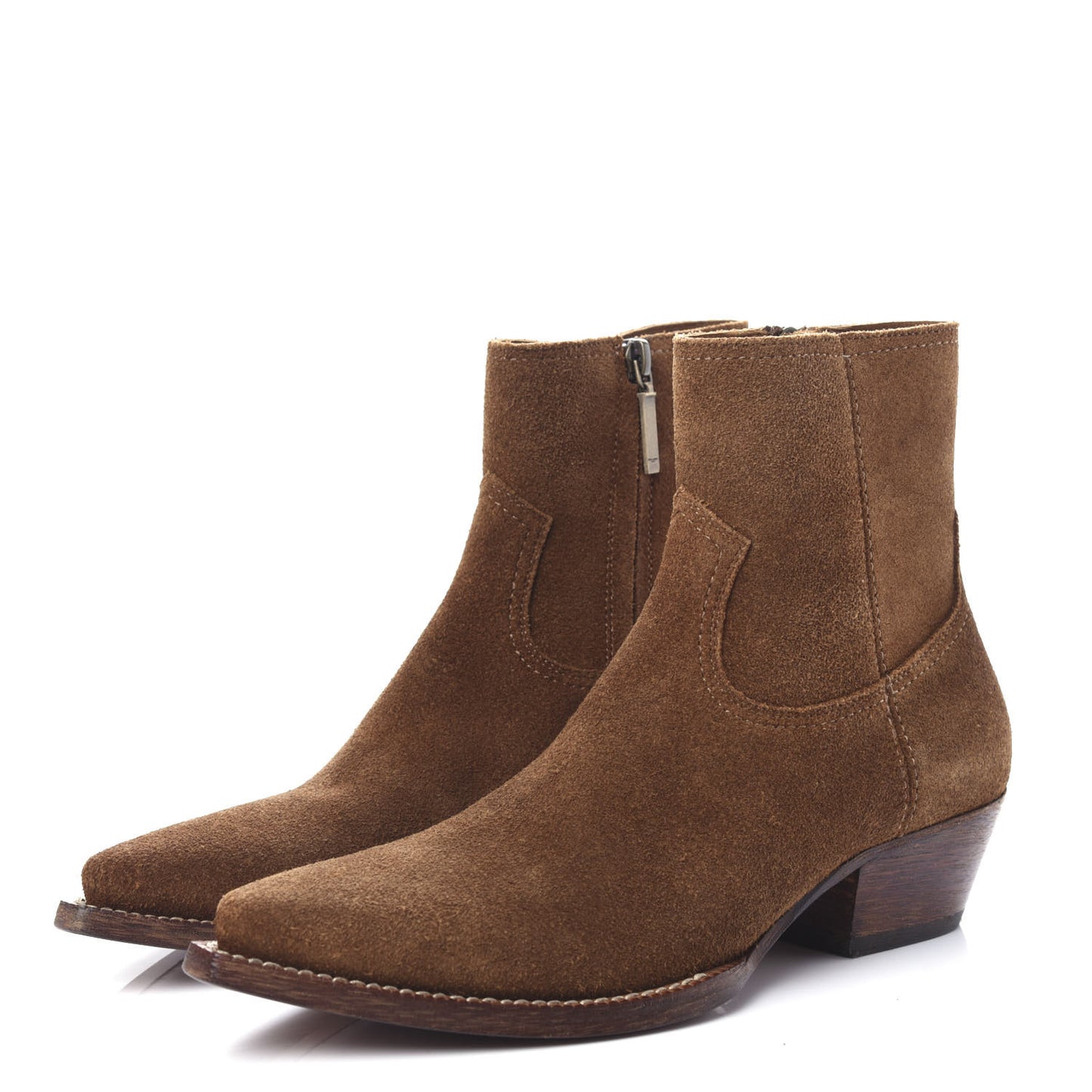 Suede Lukas Ankle Boots 38.5 Nut
