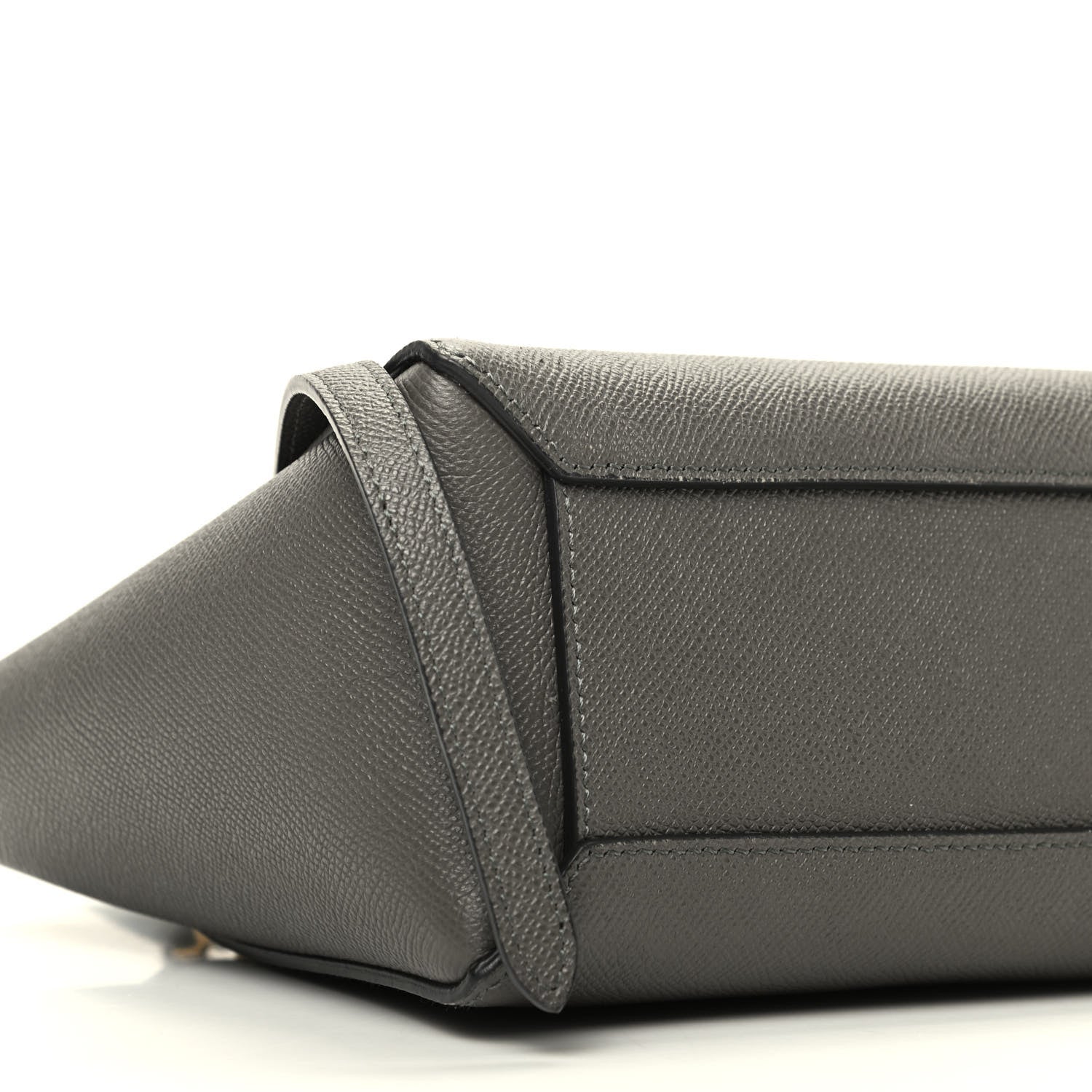 Celine Grained Calfskin Nano Belt Bag Grey 6 of 9