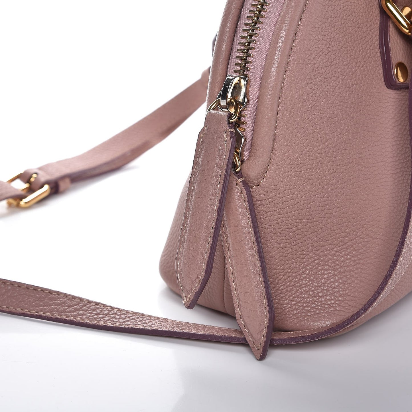 Grainy Calfskin Small Bloomsbury Pink