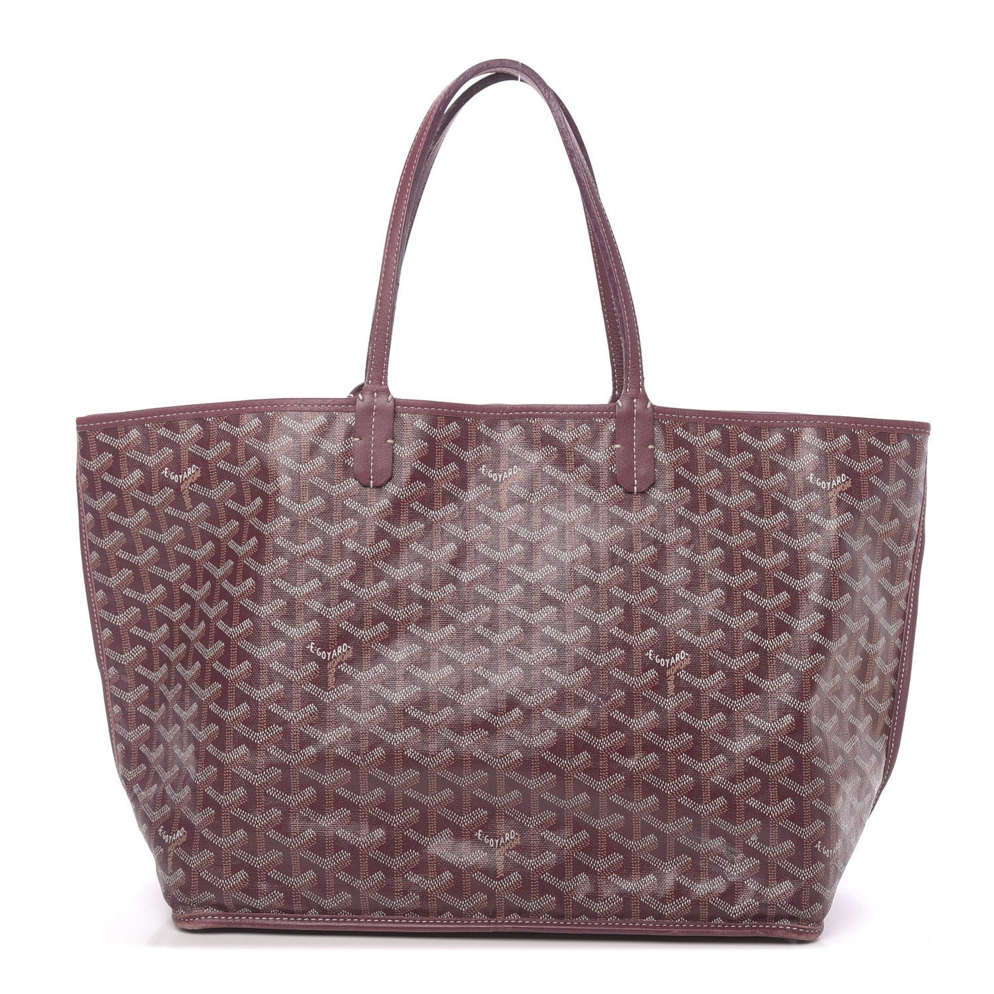 Goyardine Reversible Anjou PM Burgundy