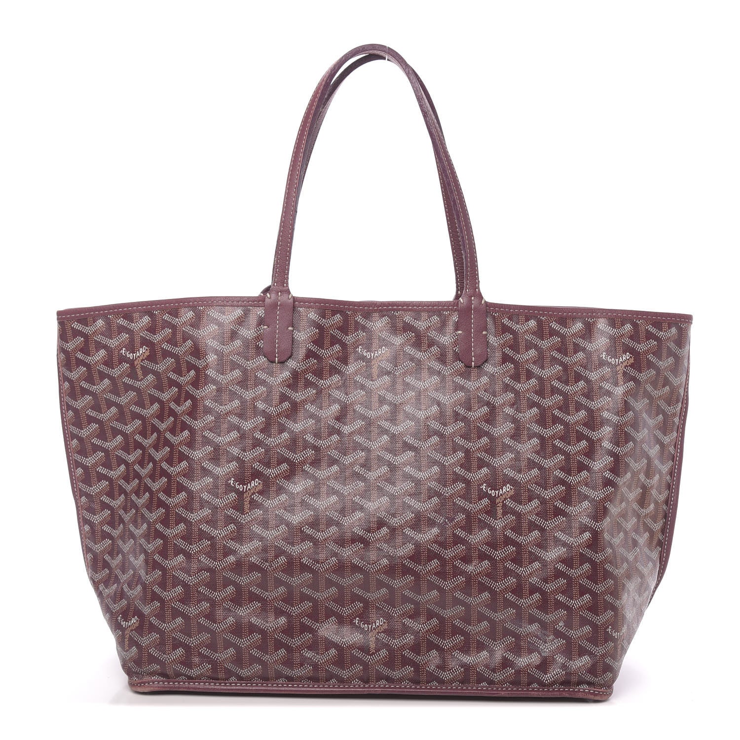 Goyard Goyardine Reversible Anjou PM Burgundy 1 of 22