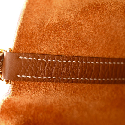 Hermes Taurillon Clemence Picotin Lock 18 PM Gold 7 of 10