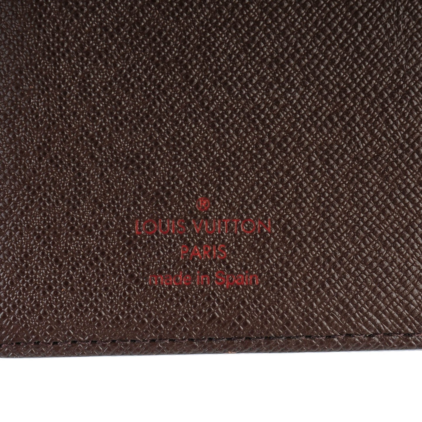 Damier Ebene Pocket Agenda Cover