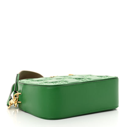 Gucci Calfskin GG Matelasse Shoulder Bag Spring Green Natural 4 of 11