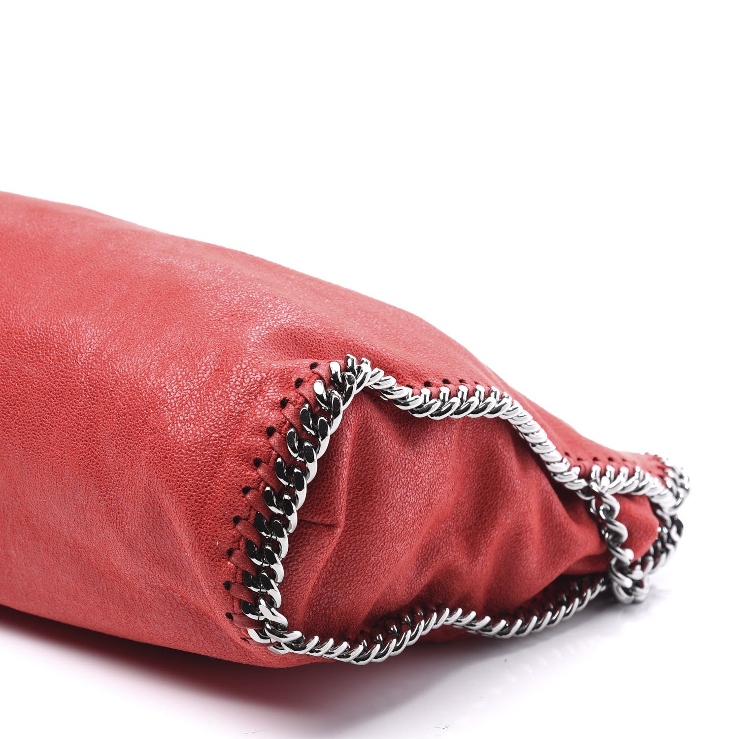 Stella McCartney Shaggy Deer Falabella Fold Over Tote Red 7 of 9