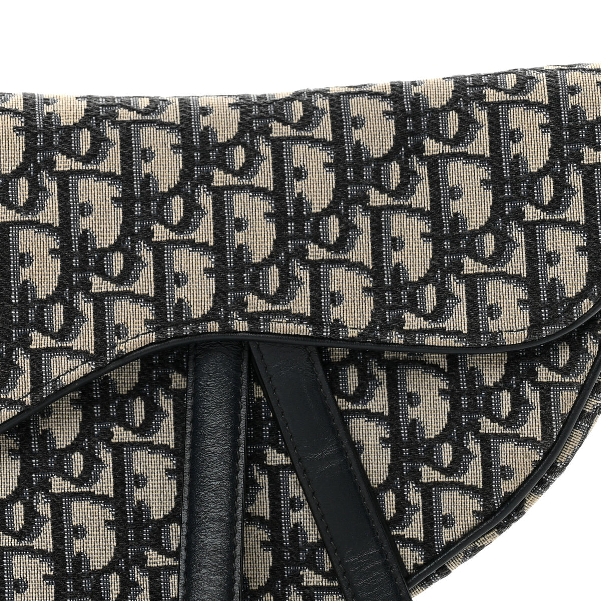 Oblique Saddle Bag Blue