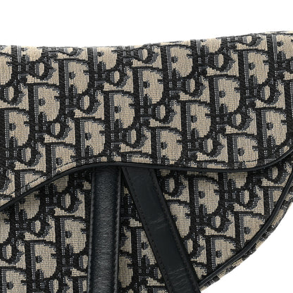 Christian Dior Oblique Saddle Bag Blue 8 of 12