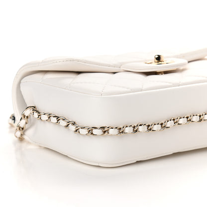 Chanel Lambskin Quilted Small My Precious Flap White 8 of 9