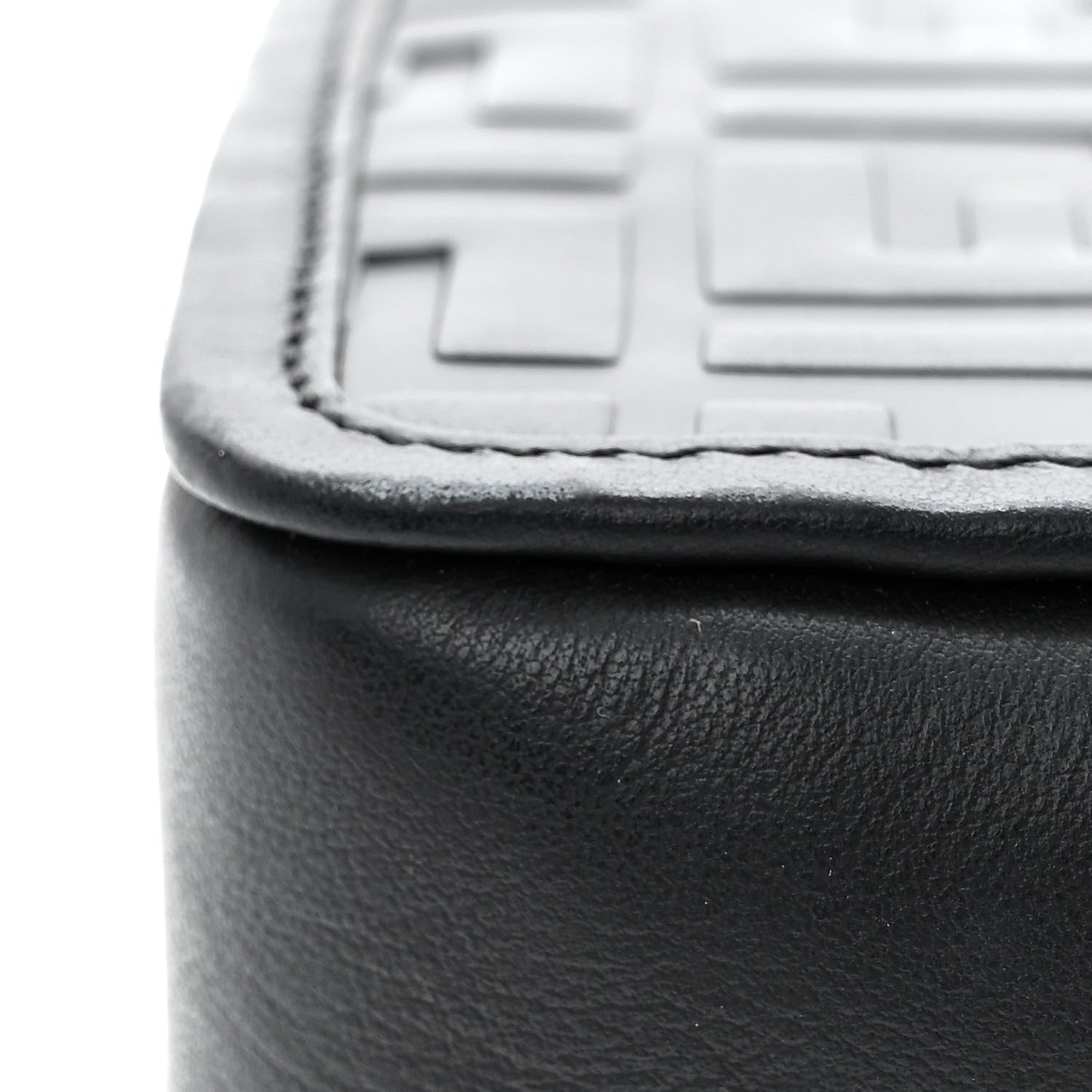 Fendi Vitello Century FF 1974 Embossed Mini Camera Case Black 13 of 14