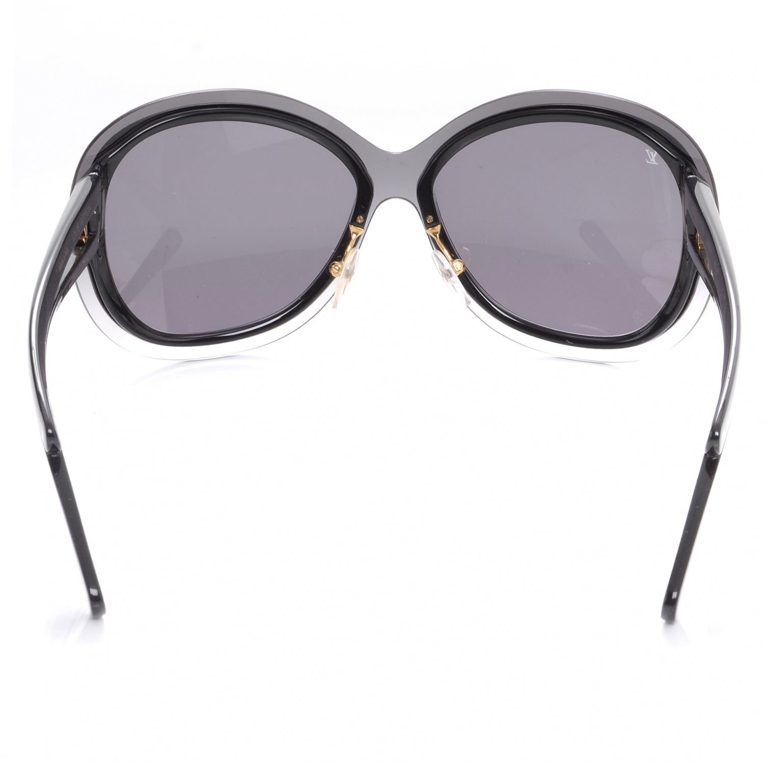 Louis Vuitton Flore Carre Sunglasses Black 3 of 5