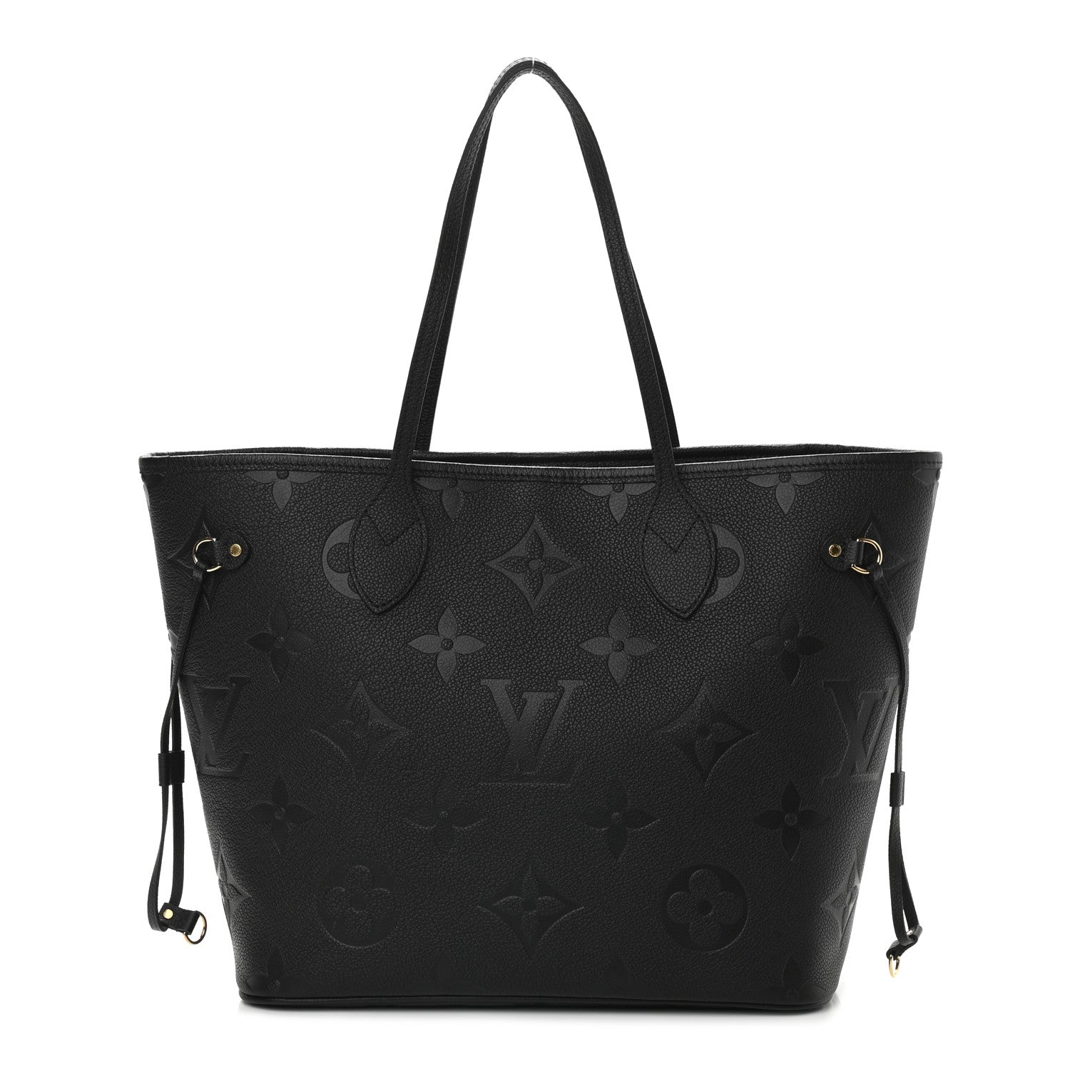 Louis Vuitton Empreinte Monogram Giant Neverfull MM Black 3 of 10