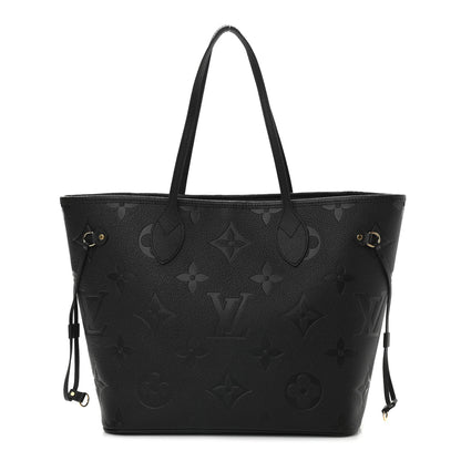 Louis Vuitton Empreinte Monogram Giant Neverfull MM Black 3 of 10