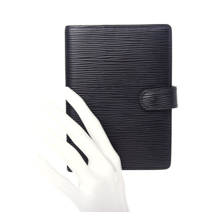 Louis Vuitton Epi Small Ring Agenda Cover Black 2 of 6