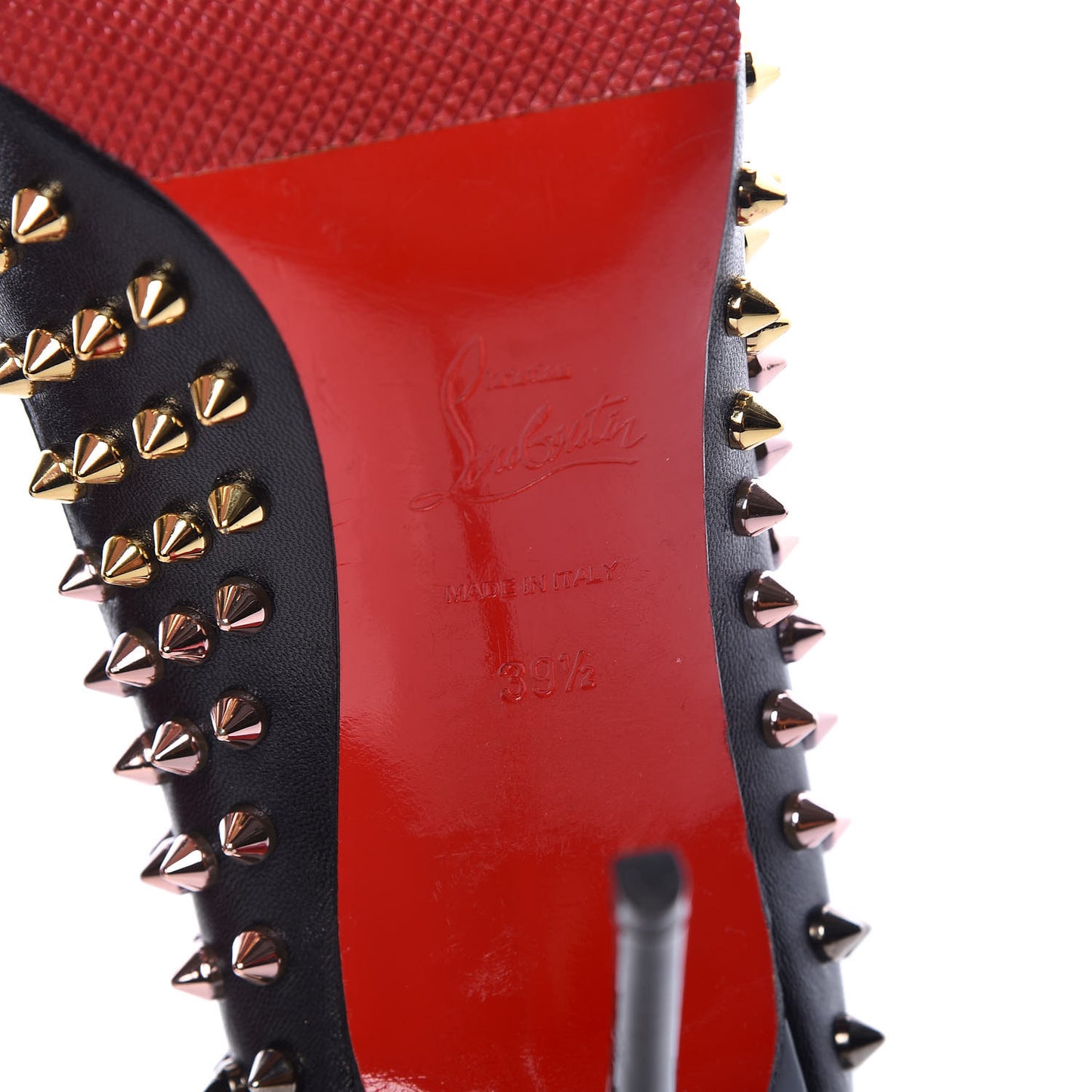 Nappa Follies Spikes 100 Pumps 39.5 Black